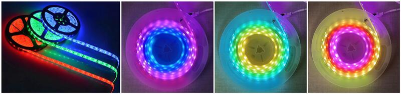 LED Flexible Tape SMD5050 RGB  Digital LED Colorfull Multi Color Light Strip.jpg